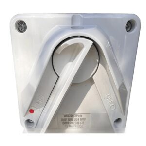 2 pole 20A 250V Weatherproof Isolator Switches - 1